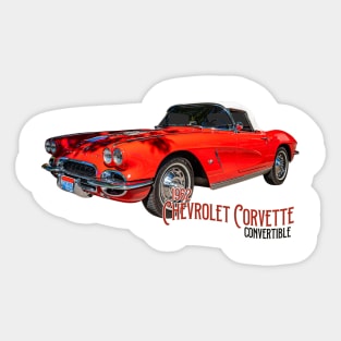 1962 Chevrolet Corvette Convertible Sticker